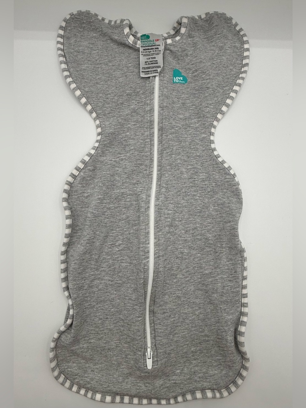 Love to Dream Swaddle Up Sleep Sack, 1.0 TOG, Newborn, Gray